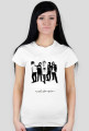 DAMSKI T-SHIRT COLDRAIN - BIAŁA