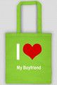 Ekotorba - "I LOVE My Boyfriend" (czarna)