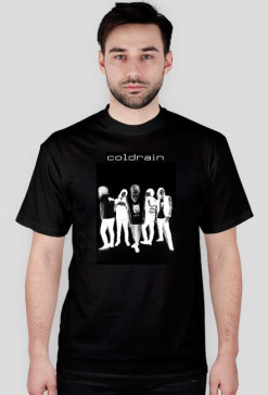 MĘSKI T-SHIRT COLDRAIN - NEGATYW/CZERŃ