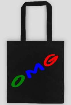 Torba na zakupy z napisem "OMG"