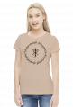 koszulka damska - runy Pierścienia + symbol Tolkiena