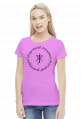 koszulka damska - runy Pierścienia + symbol Tolkiena