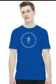 koszulka ciemna- runy Pierścienia + symbol Tolkiena