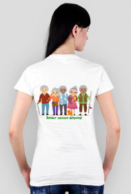 Koszulka- Senior zawsze aktywny- Kobieta