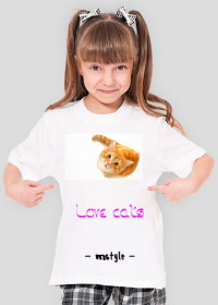 Love cats - dziewczynka - mStyle Fashion