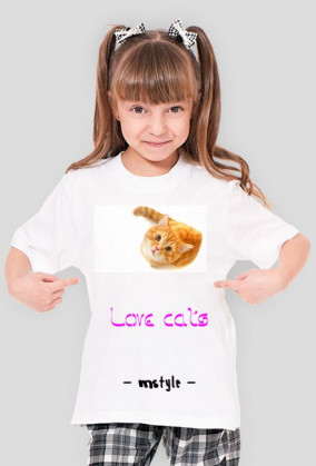 Love cats - dziewczynka - mStyle Fashion