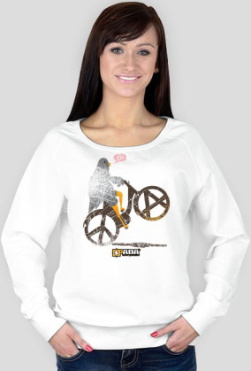 Bluza damska - Gołąbek pokoju. Pada