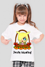 Jestę Kicałką - koszulka dziewczęca