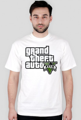 Koszulka z logo gta v przód