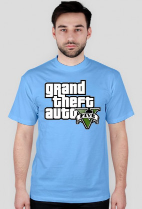 Koszulka z logo gta v przód