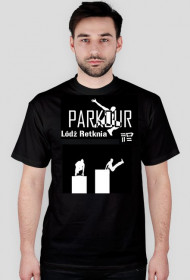 Czarna koszulka Parkour (męska)