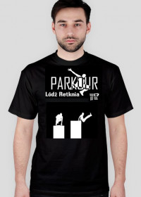 Czarna koszulka Parkour (męska)