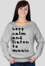 keep calm and listen to music