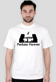 Biała koszulka Parkour (męska)
