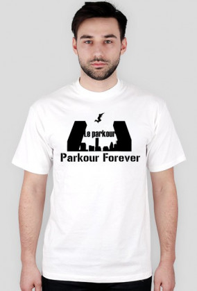 Biała koszulka Parkour (męska)
