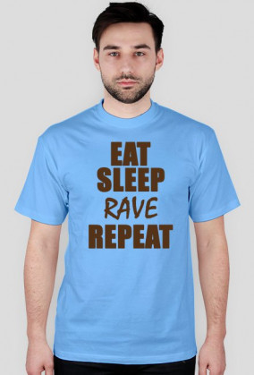 Koszulka męska - Eat, sleep, rave, repeat