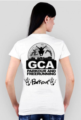Biała koszulka Parkour (damska)