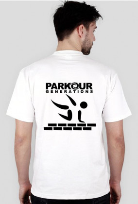 Biała koszulka Parkour (męska)