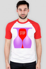 Koszulka baseball "STOP- alkohol"