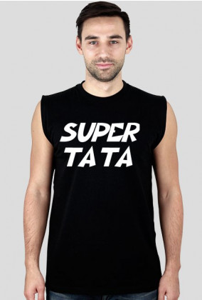 Koszulka SuperTata bezrękawów