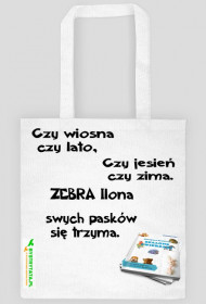 Torba ekologiczna z bajką ZEBRA