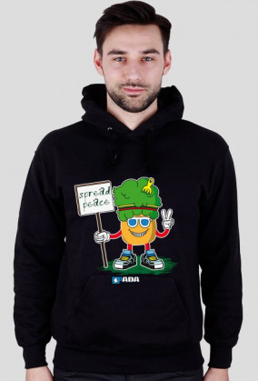 Bluza z kapturem - Przynoszę pokój. Pada