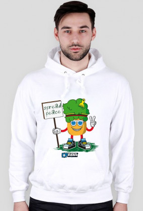 Bluza z kapturem - Przynoszę pokój. Pada