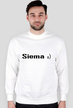 Bluza z napisem siema