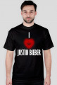 I LOVE JUSTIN BIEBER męska