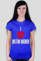 I LOVE JUSTIN BIEBER damska