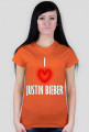 I LOVE JUSTIN BIEBER damska