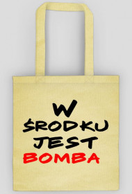 Torba ,,W środku jest bomba''