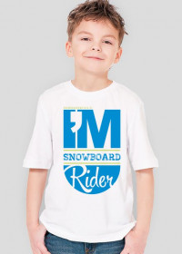 Koszulka dla chłopca - I'M SNOWBOARD RIDER
