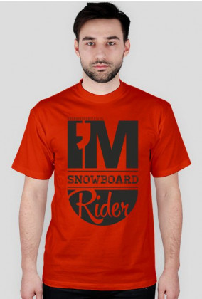 Koszulka męska - I'M SNOWBOARD RIDER (różne kolory!)