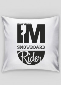 Poszewka na poduszkę (Jaś) - I'M SNOWBOARD RIDER