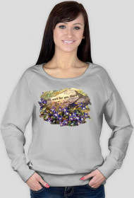 bluza , napis na kamieniu- I'll wait for you there