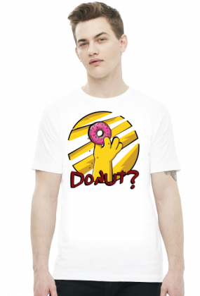 Donut? - T-shirt męski (12 kolorów)