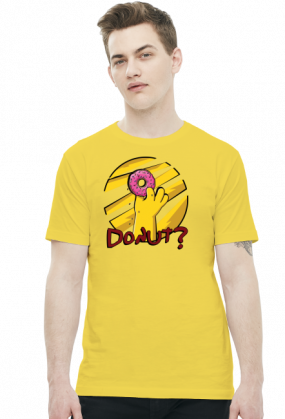 Donut? - T-shirt męski (12 kolorów)