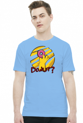 Donut? - T-shirt męski (12 kolorów)