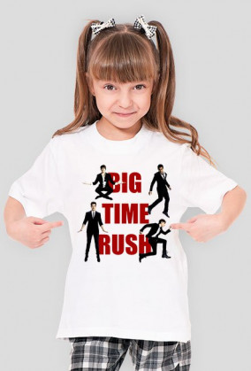 ORYGINALNA bluzka dziecięca 'BIG TIME RUSH' od BTRPL