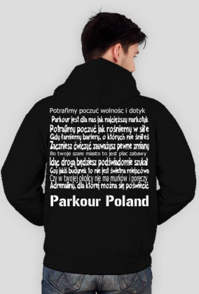 Lekka rozpinana bluza z kapturem Parkour (męska)