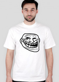 Koszulka "Troll face" Biala