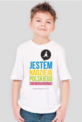 Koszulka dla chłopca - JESTEM NADZIEJĄ POLSKIEGO SNOWBOARDINGU