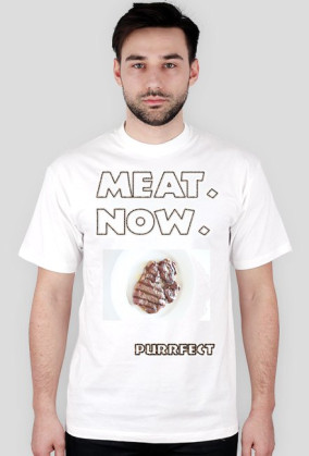 Mięso. Teraz. - męska koszulka