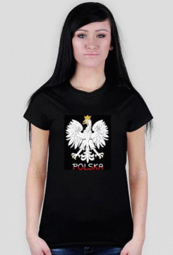 Orzeł i napis POLSKA-koszulka