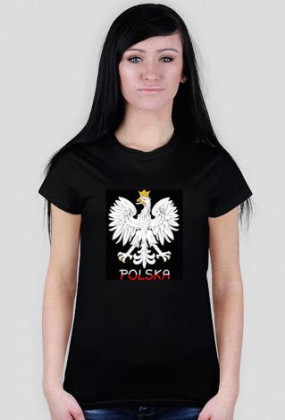 Orzeł i napis POLSKA-koszulka