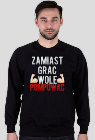 Zamiast grać wolę pompować! czarna logo2