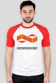 Grupy EKSPERYMENTATORZY - koszulka z czerwonymi rękawami
