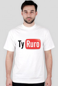 Koszulka męska TyRuro (parodia YouTube)