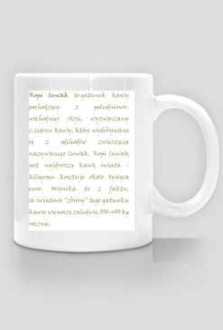 Kubek kopi luwak